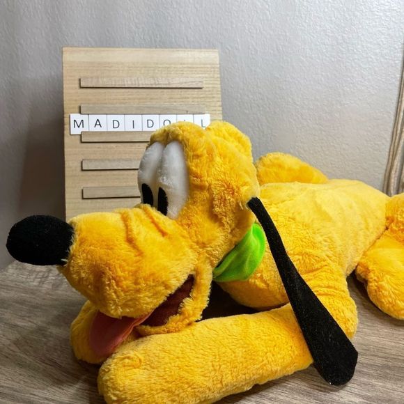 Disney Parks 14” Pluto Stuffed Animal Plush - Picture 4 of 6